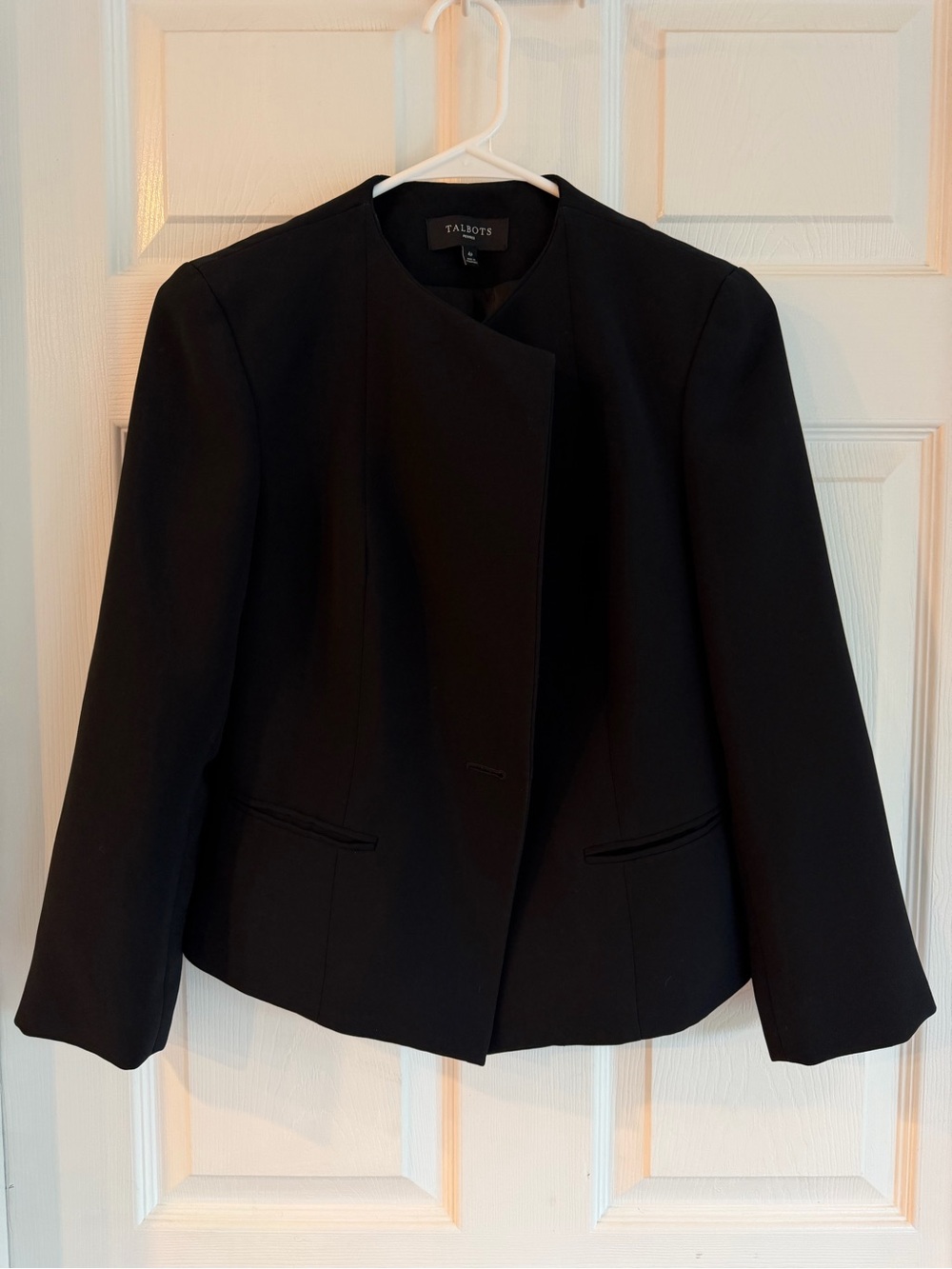 Talbots Black Single-Button Women's Tailored Blazer
